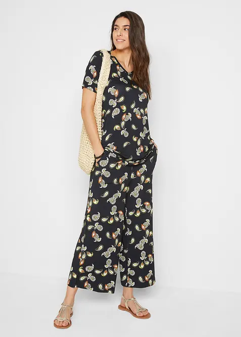 Shirt en culotte in een soepele viscosemix (2-dlg. set), bonprix