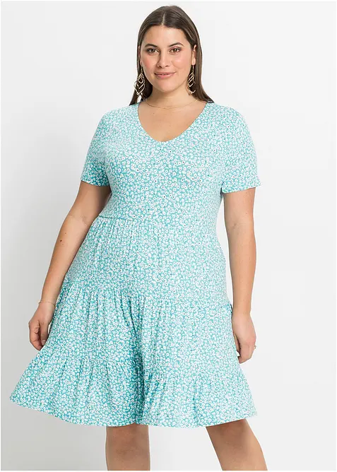 Jersey jurk van viscosemix, bonprix