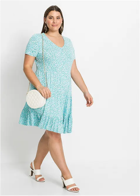 Jersey jurk van viscosemix, bonprix