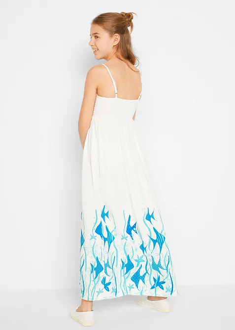 Meisjes maxi jurk van soepele viscose, bonprix