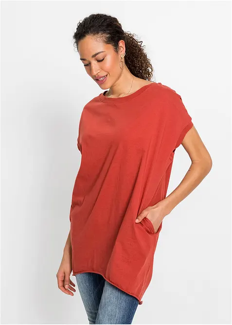 Longshirt van puur katoen, bonprix