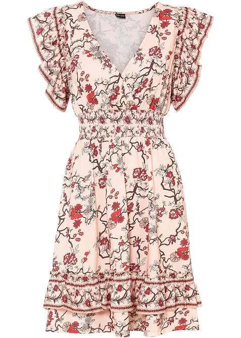 Gedessineerde jersey jurk, bonprix