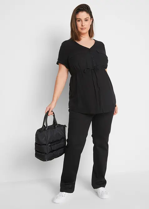 Zwangerschapsblouse/voedingsblouse van viscose, bonprix