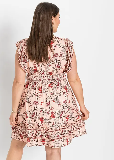 Gedessineerde jersey jurk, bonprix