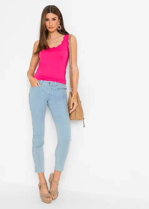 Top van zachte viscose-mix ( set van 2), bonprix