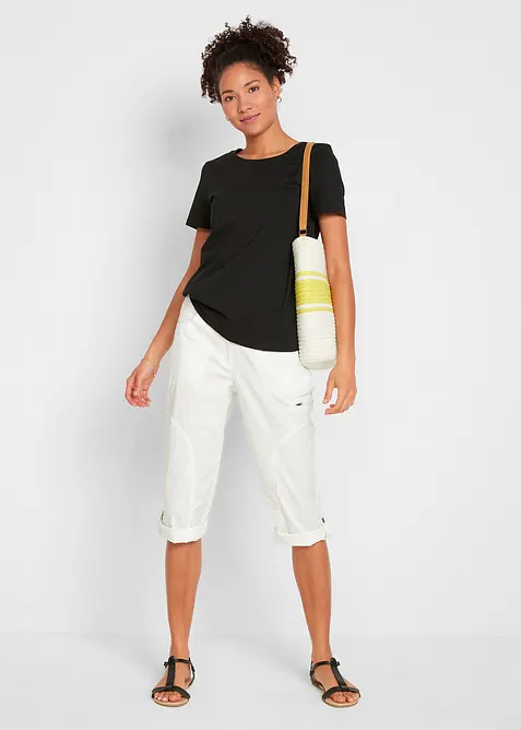 T-shirt van puur katoen (set van 2), bonprix