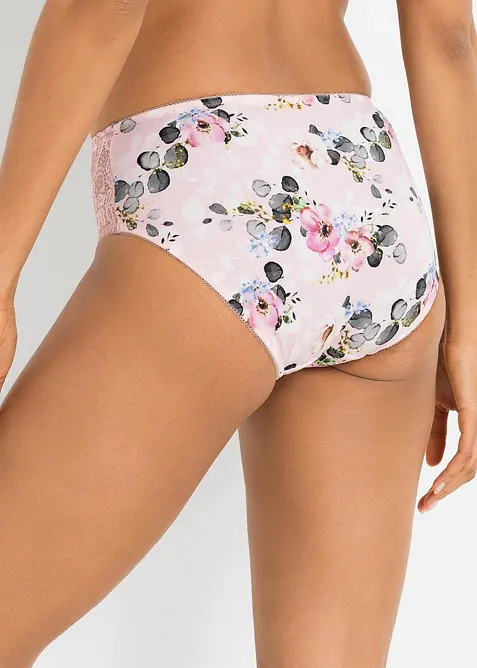 Maxislip met sierlijk kant (set van 2), bonprix