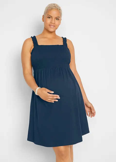 Zwangerschapsjurk van biologisch katoen (set van 2), bonprix