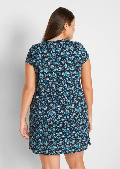 Shirtjurk van katoen met splitten opzij (set van 2), bonprix