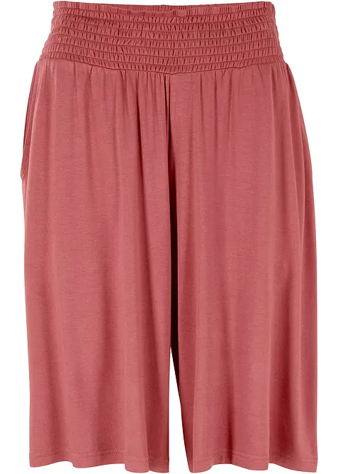 Wijde jersey bermuda in een viscosemix, bonprix