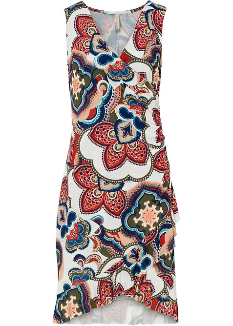 Mini jurk met volants, bonprix