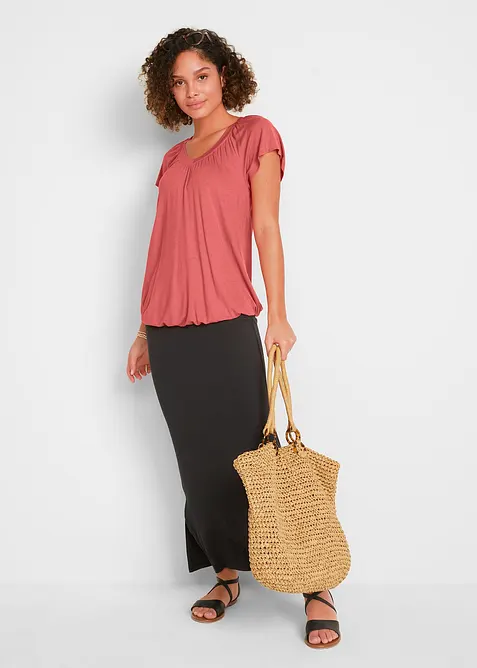 Shirt in een viscosemix, bonprix