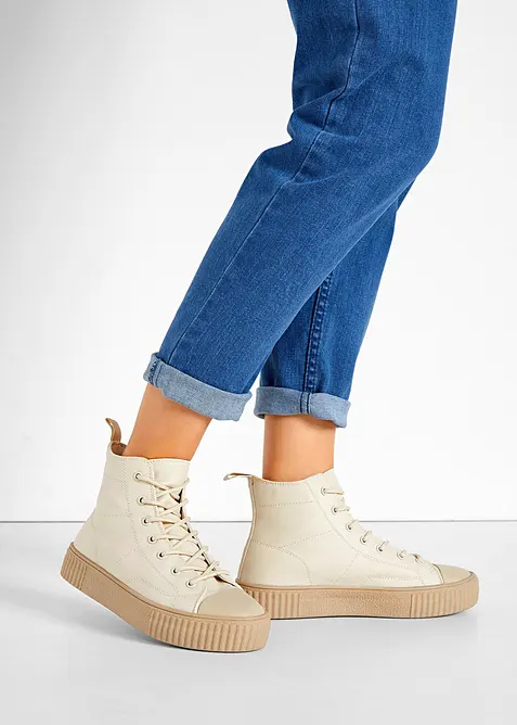 High top plateau sneakers, bonprix