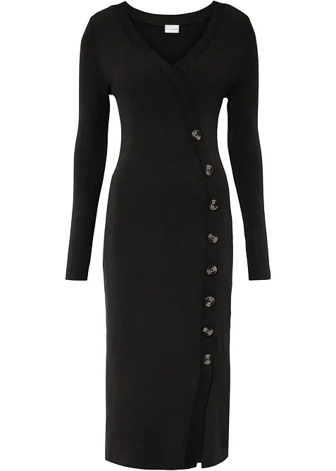 Gebreide jurk van een viscosemix, bonprix