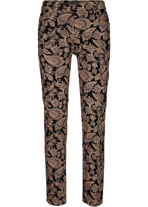 Stretch broek met print, bonprix