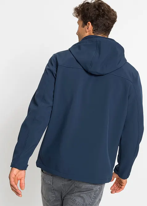 Softshell jas met capuchon, bonprix