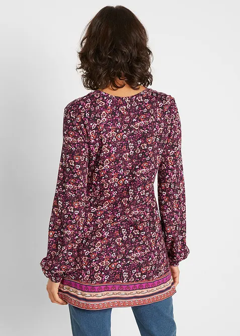 Shirt tuniek met bloemenmotief, bonprix