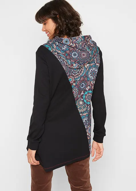 Puntig toelopend shirt van puur katoen, bonprix