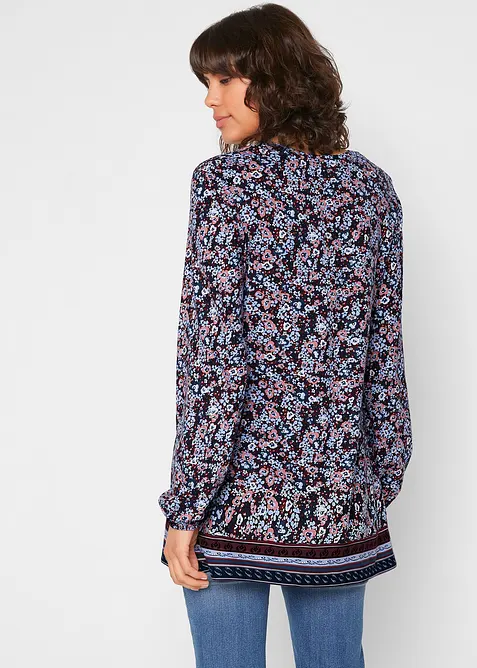 Shirt tuniek met bloemenmotief, bonprix