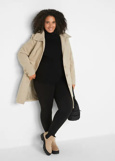 Thermolegging met geribde band, bonprix