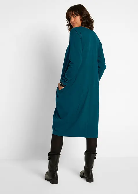 Katoenen overhemdjurk in O-vorm, bonprix