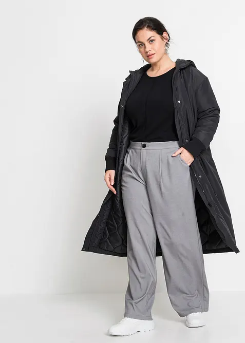 Gebreide oversized trui in een viscosemix, bonprix