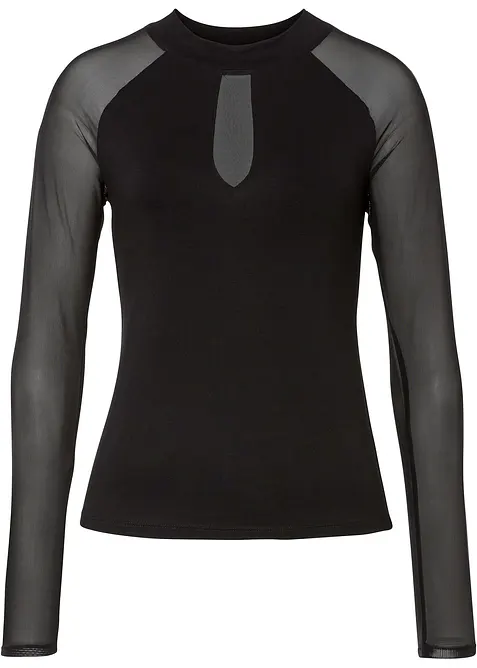 Longsleeve in een zachte viscosemix, bonprix
