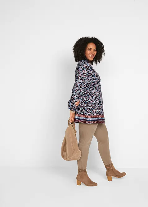 Shirt tuniek met bloemenmotief, bonprix