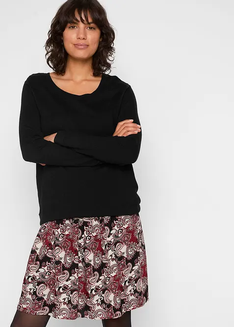 Zwangerschapsjurk / voedingsjurk in layerlook, bonprix