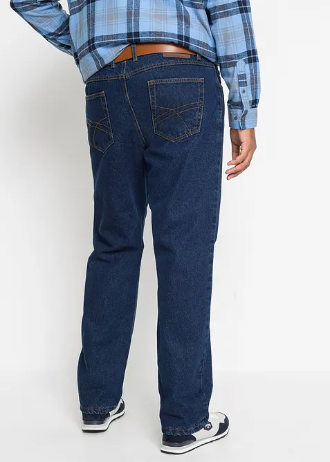 Thermo Classic Fit-jeans met knusse flanellen voering, straight, bonprix