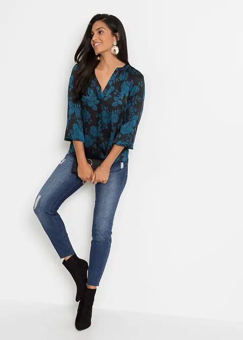 Tuniek van lichte crêpe, bonprix