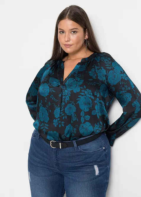 Tuniek van lichte crêpe, bonprix