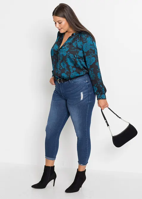 Tuniek van lichte crêpe, bonprix