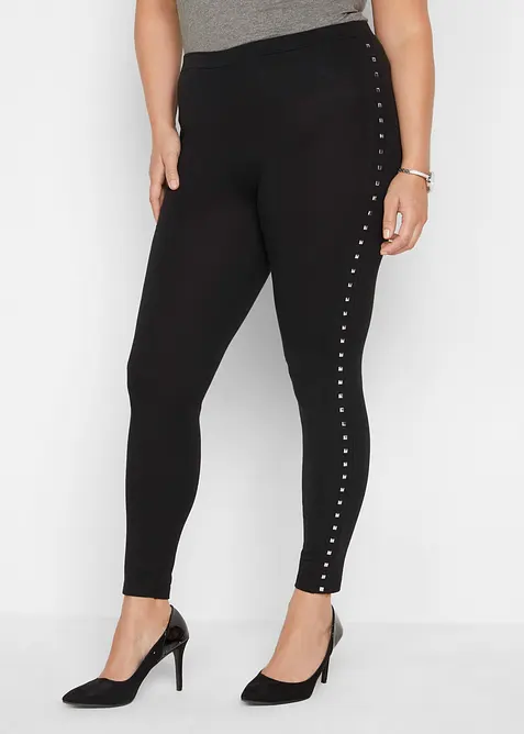 Legging met studs, bonprix