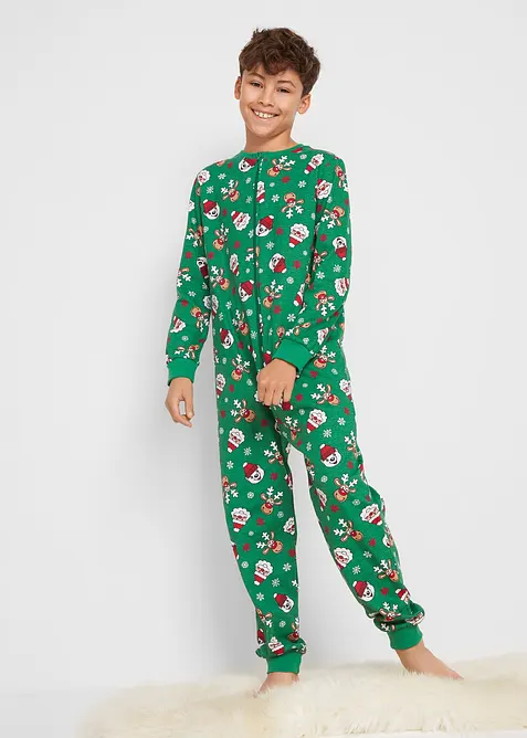 Pyjama onesie van biologisch katoen, bonprix