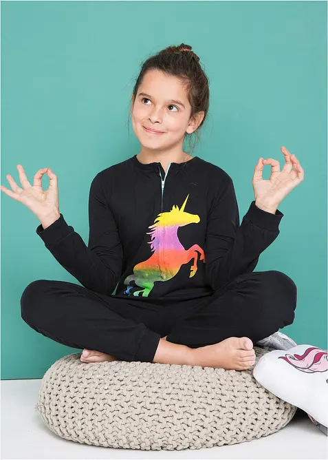 Pyjama onesie met zacht katoen, bonprix