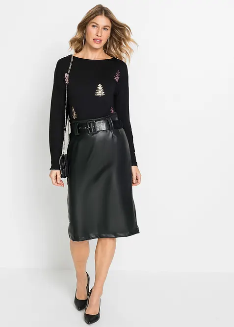 Shirt van een soepele viscosemix, bonprix