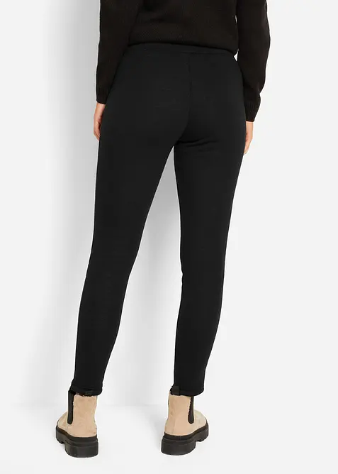 Legging met teddy voering, bonprix