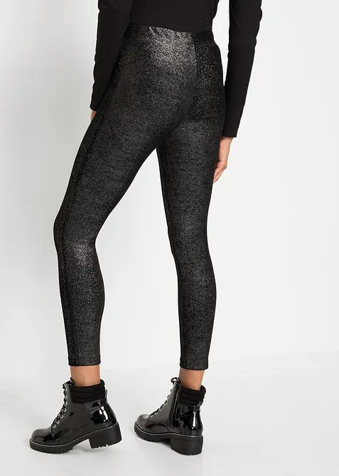 Glanzende legging van fluweel, bonprix