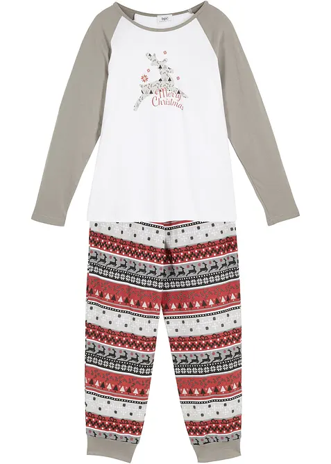 Pyjama van biologisch katoen (2-dlg. set), bonprix
