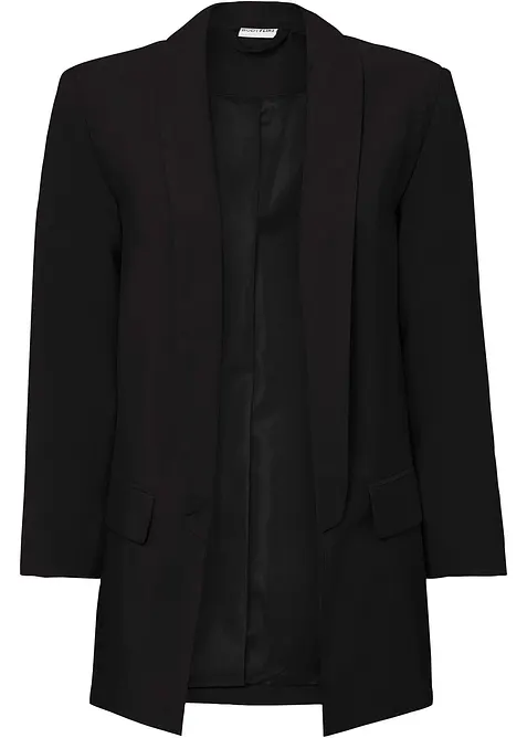 Lange blazer in een viscosemix, bonprix