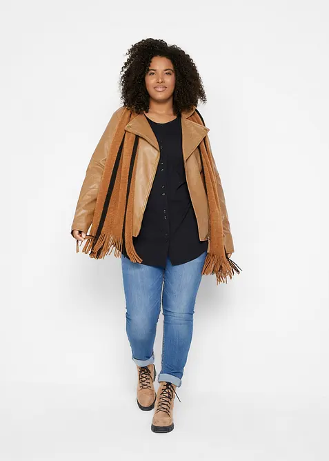 Skinny stretch jeans mid waist, bonprix