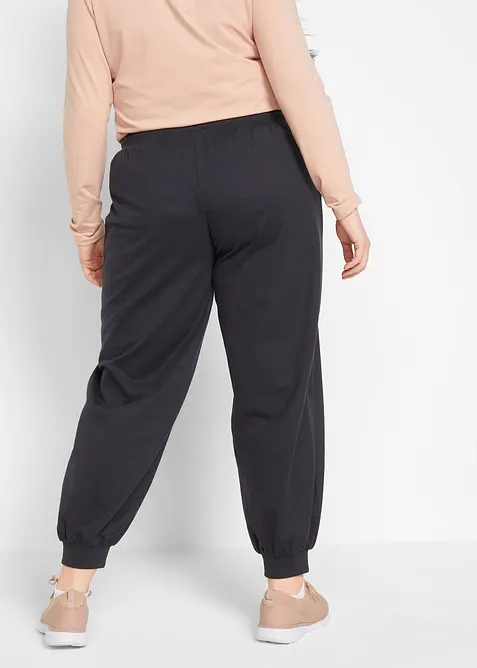 Joggingbroek met elastische tailleband, bonprix