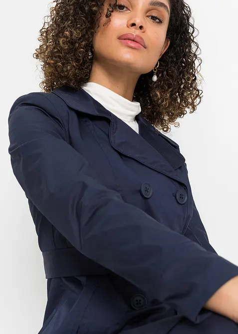 Trenchcoat van katoen, bonprix