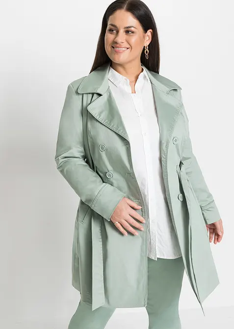 Trenchcoat van katoen, bonprix