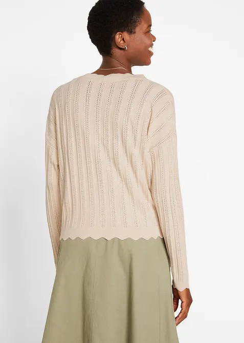 Kort ajour vest, bonprix