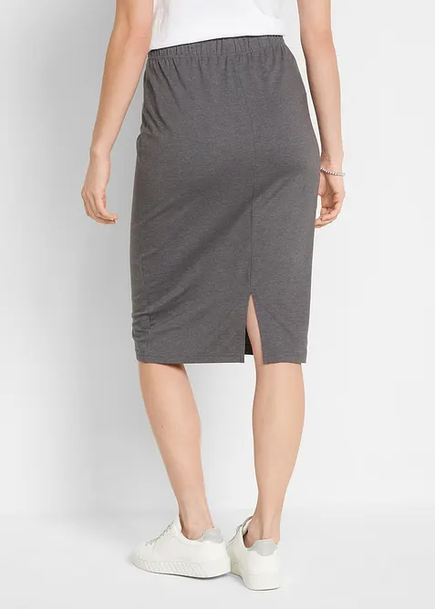 Stretch jersey rok (set van 2), bonprix