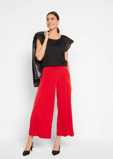 Shirt met broderie anglaise, bonprix