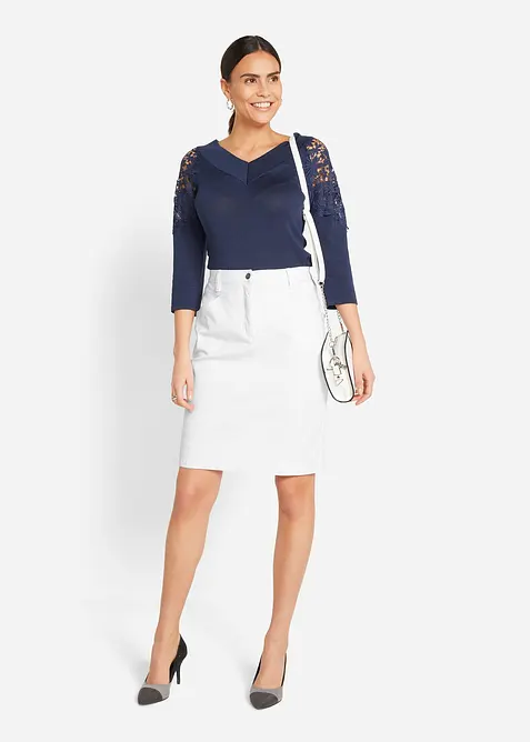 Spijkerrok, stretch, bonprix