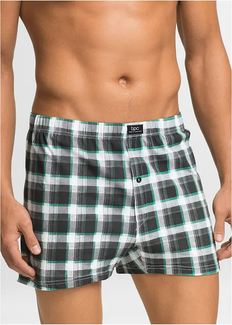 Wijde jersey boxershorts met katoen (set van 3), bonprix